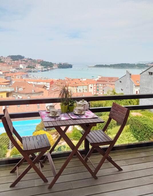 Ferienwohnung Terraza Y Piscina Con Vistas Espectaculares Al Mar Parking Cubierto San Vicente De La Barquera Exterior foto